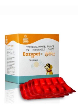 INTAS Eazypet Dewormers tab For Dog and Cat 10 tab